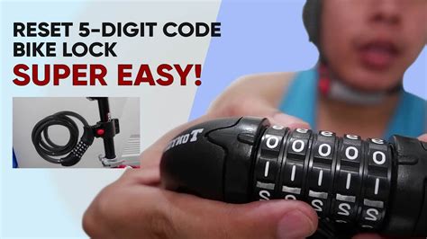 master lock bike lock reset.